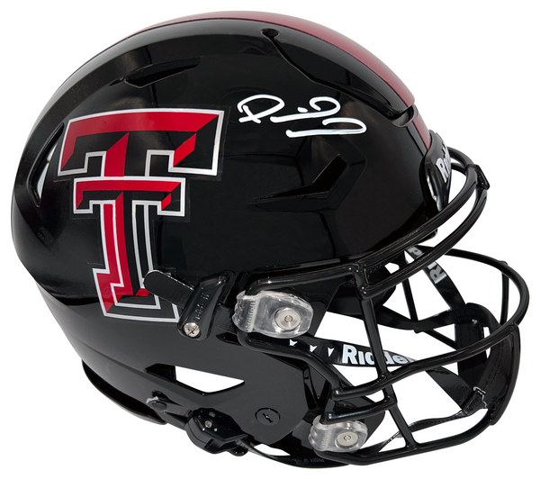 PATRICK MAHOMES SIGNED TEXAS TECH RED RAIDERS AUTHENTIC SPEEDFLEX HELMET BECKETT