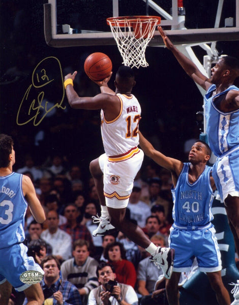 CHARLIE WARD AUTOGRAPHED FLORIDA STATE SEMINOLES BASKETBALL 8x10 PHOTO GTSM