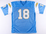 Charlie Joiner Signed San Diego Chargers Jersey Inscribed "HOF 96" (JSA COA)