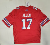 JOSH ALLEN SIGNED BUFFALO BILLS NIKE SCREENPRINT AUTHENTIC JERSEY BAS QR