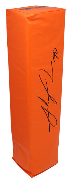 Julius Peppers PANTHERS Signed Orange Endzone Football Pylon - SCHWARTZ COA