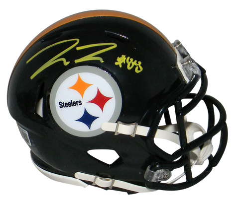 PAT FREIERMUTH SIGNED PITTSBURGH STEELERS SPEED MINI HELMET BECKETT