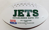 Mark Gastineau Signed Jets Logo Football (JSA COA) Member New York Sack Exchange