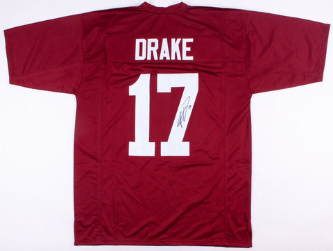 Kenyan Drake Signed Alabama Crimson Tide Jersey (JSA Holo) Raiders Feature Back