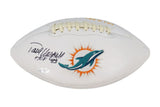 Paul Warfield Signed Miami Dolphins Logo Football Insc. "HOF '83" (Playball Ink)