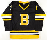 Reggie Lemelin Signed Boston Bruins Throwback "B" Logo Jersey (JSA) 2xInscribed