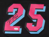 Kendrick Nunn Signed Heat Black Miami Vice Custom Nike Style Jersey (JSA COA)