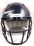 CJ Stroud Autographed Houston Texans F/S Speed Helmet - Fanatics *Silver