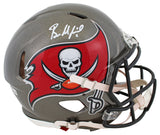 Buccaneers Baker Mayfield Signed Full Size Speed Proline Helmet W/ Case BAS Wit