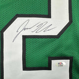 Autographed/Signed Jason Kelce Philadelphia Kelly Green Jersey PSA/DNA COA