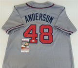 Ian Anderson Signed Atlanta Braves Jersey (JSA COA) 2021 Rookie Starting Pitcher