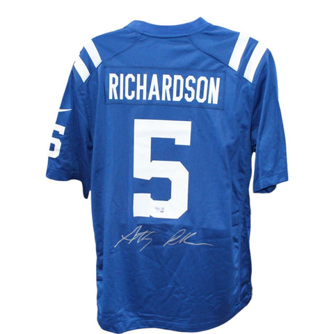 Anthony Richardson Signed Indianapolis Colts Blue Nike Jersey FAN 46007