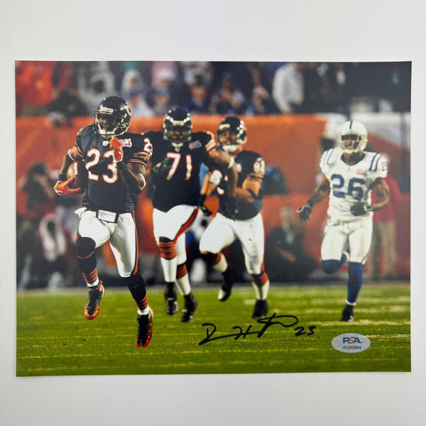 Autographed/Signed Devin Hester Chicago Bears 8x10 Football Photo JSA COA #2