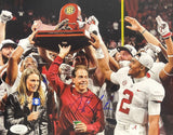 Nick Saban Signed 8x10 Alabama Crimson Tide SEC Champions Photo 2 JSA