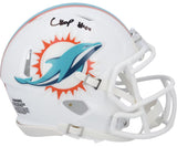 Chop Robinson Autographed Miami Dolphins Mini Speed Helmet Fanatics