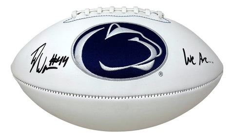 Tyler Warren Signed Penn State Logo Football We Are Inscribed JSA