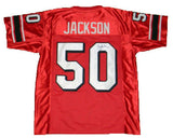 TOM JACKSON SIGNED AUTOGRAPHED LOUISVILLE CARDINALS #50 JERSEY JSA