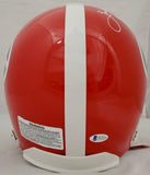 HERSCHEL WALKER AUTOGRAPHED GEORGIA RED FULL SIZE AUTH HELMET BECKETT 185882