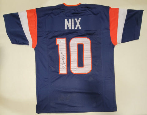 BO NIX AUTOGRAPHED SIGNED PRO STYLE CUSTOM XL JERSEY W/ MESH DESIGN BECKETT QR