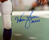 WARREN MOON AUTOGRAPHED SIGNED 16X20 PHOTO SEAHAWKS "HOF 06" MCS HOLO 112507