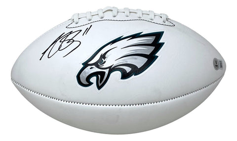 AJ Brown Signed Philadelphia Eagles Logo Football BAS