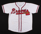 Tom Glavine Signed Atlanta Braves White Career Highlight Stat Jersey (JSA COA)