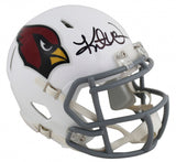 Kurt Warner Signed Arizona Cardinals Mini Helmet (Beckett) 4xPro Bowl Q.B.