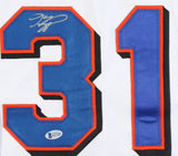 Mike Piazza Signed New York Mets Jersey (Beckett) 1993 Rookie of Year / Catcher