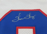 Thurman Thomas Signed Buffalo Bills White Jersey (JSA COA) NFL MVP (1991) R.B.