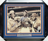 Tyson, Doc Gooden & Strawberry Autographed Framed 16x20 Photo JSA WIT760854