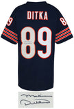 Mike Ditka (CHICAGO BEARS) Signed Navy Custom Football Jersey - (JSA COA)