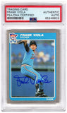 Frank Viola Signed Twins 1985 Fleer Trading Card #291 - (PSA/DNA Encapsulated)