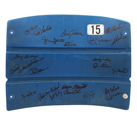 1969 New York Mets Team Autographed/Signed Shea Stadium Seat Back-Seaver, Berra,
