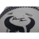 Nico Collins Autographed/Signed Houston Texans 24 STS Mini Helmet Beckett 48832