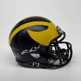 Aidan Hutchinson Autographed Michigan Wolverines Mini Helmet Beckett