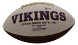 Adrian Peterson Autographed/Signed Minnesota Vikings Logo Football BAS 25089