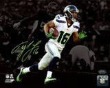 TYLER LOCKETT AUTOGRAPHED FRAMED 8X10 PHOTO SEAHAWKS SPOTLIGHT MCS HOLO 210977