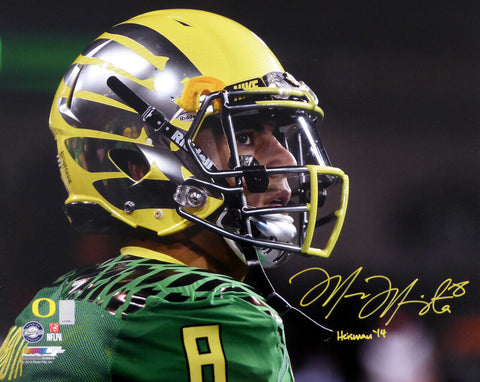 MARCUS MARIOTA AUTOGRAPHED 16X20 PHOTO OREGON DUCKS "HEISMAN '14" MM HOLO 89882