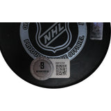 Brian Bickell Autographed Chicago Blackhawks Puck 2 inscriptions Beckett 46684