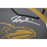 Ray Lewis Autographed Baltimore Ravens SpeedFlex Slate Helmet Beckett 47983