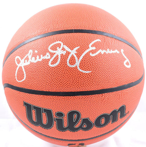 Julius Erving Autographed NBA Wilson Basketball-Beckett W Hologram *Silver