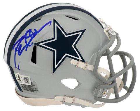 Deion Sanders Signed Dallas Cowboys Riddell Speed Mini Helmet - (Beckett COA)