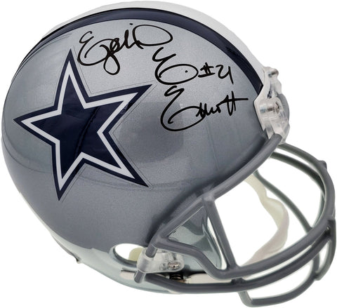 EZEKIEL ELLIOTT AUTOGRAPHED COWBOYS FULL SIZE REPLICA HELMET BECKETT 143249