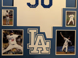 FRAMED ERIC GAGNE AUTOGRAPHED SIGNED LA DODGERS JERSEY JSA COA