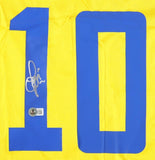 Luis Garcia Signed Club America Soccer Jersey (Beckett) 1995 Copa Top Scorer