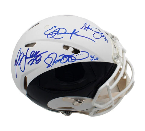 Multi-Player Signed Los Angeles Rams Speed Authentic AMP NFL Helmet - 4 Signatur