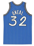 SHAQUILLE O'NEAL Autographed Orlando Magic Blue M&N Jersey FANATICS