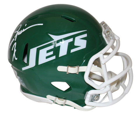 Boomer Esiason Signed New York Jets 1978-89 Speed Mini Helmet Beckett 38710