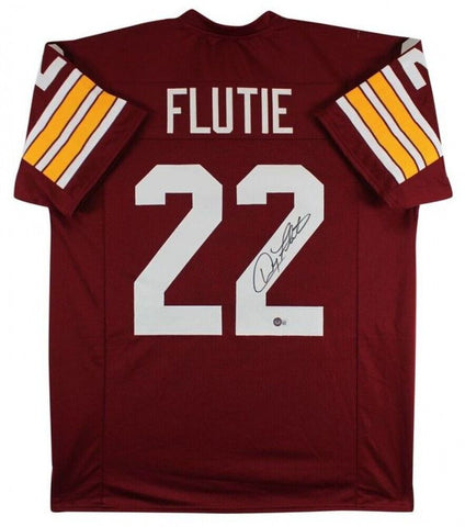 Doug Flutie Signed Boston College Eagles Jersey (Beckett) 1984 Heisman Trophy