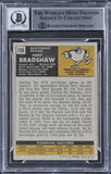 Steelers Terry Bradshaw "HOF 89" Signed 1971 Topps #156 RC Card Auto 10 BAS Slab